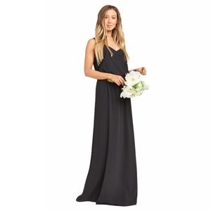 COPY - Show Me Your Mumu Kendall Maxi Black Chiffon